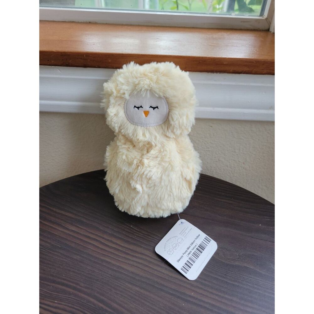 NEW! Slumberkins Plush Sleepy Peep Mini Soft Lovey Yellow Stuffed Animal Retired